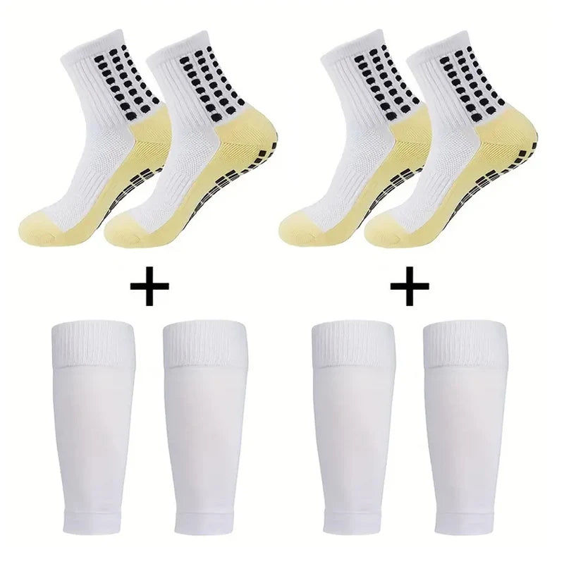 2 Pairs Grip Sock + Sock Sleeve